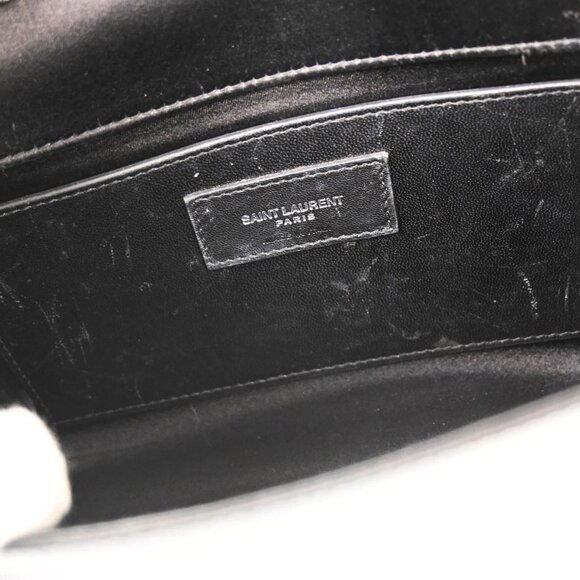 Saint Laurent Black Sequins Satin Kate Shoulder Bag GAB.513568.0318 126315 - Picture 9 of 10